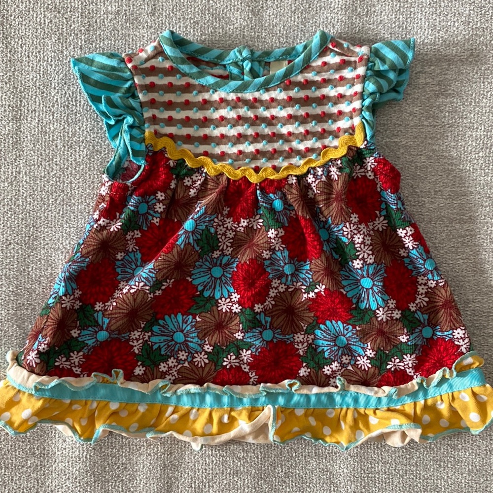 Matilda Jane Silly Goose Flutter Top 3-6 month